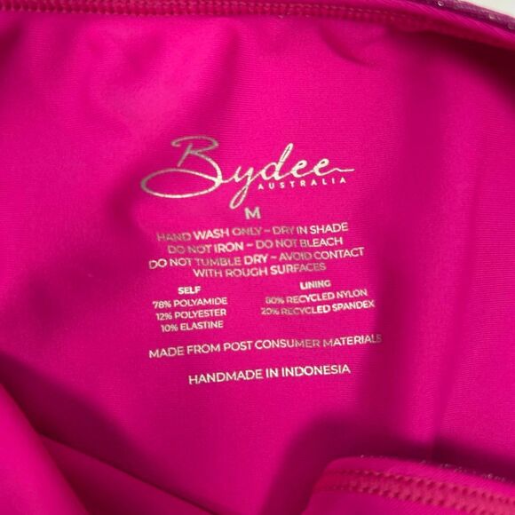 Bydee Monte Carlo Strapless Cut-Out One Piece Swim Magenta - Picture 6 of 7